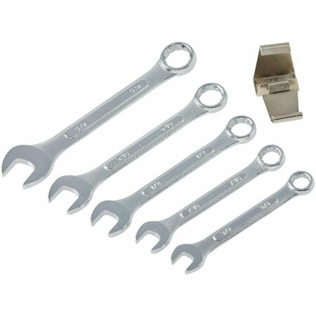 ALL-SOURCE Standard 12-Point Combination Wrench Set 5-Piece 359866